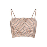 Crop  top donna a righe