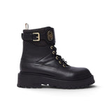 Anfibi donna in pelle e nylon
