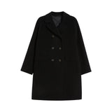 Cappotto donna in doppio drap di lana