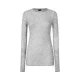 Maglia donna girocollo con paillettes