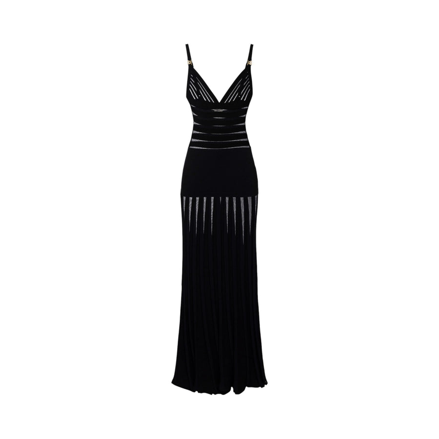 Abito donna Red Carpet in maglia con trasparenze