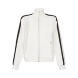 Felpa donna in cotone con pizzo