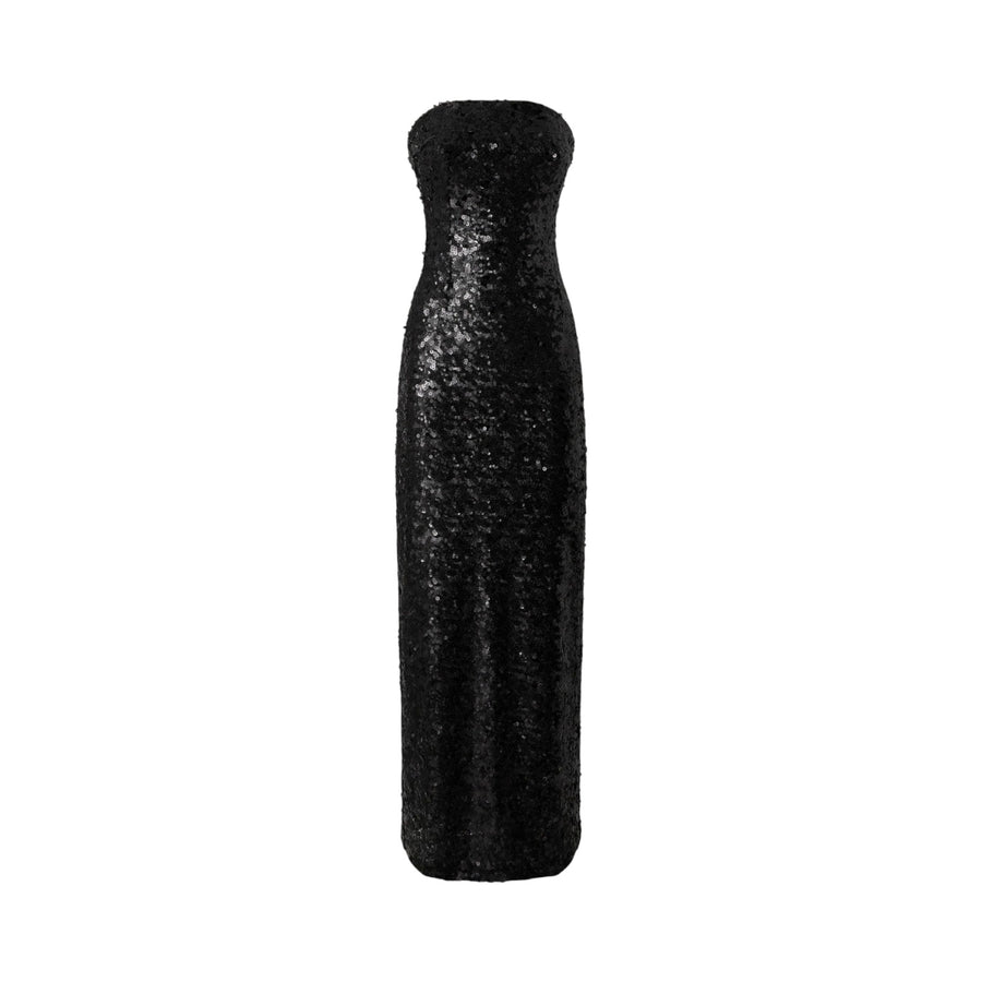 Abito donna lungo con paillettes