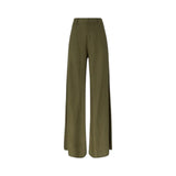 Pantalone donna wide leg in lino