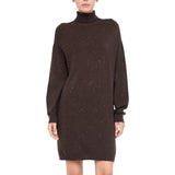 Abito donna in maglia con micro paillettes