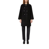 Cappotto donna in doppio drap di lana
