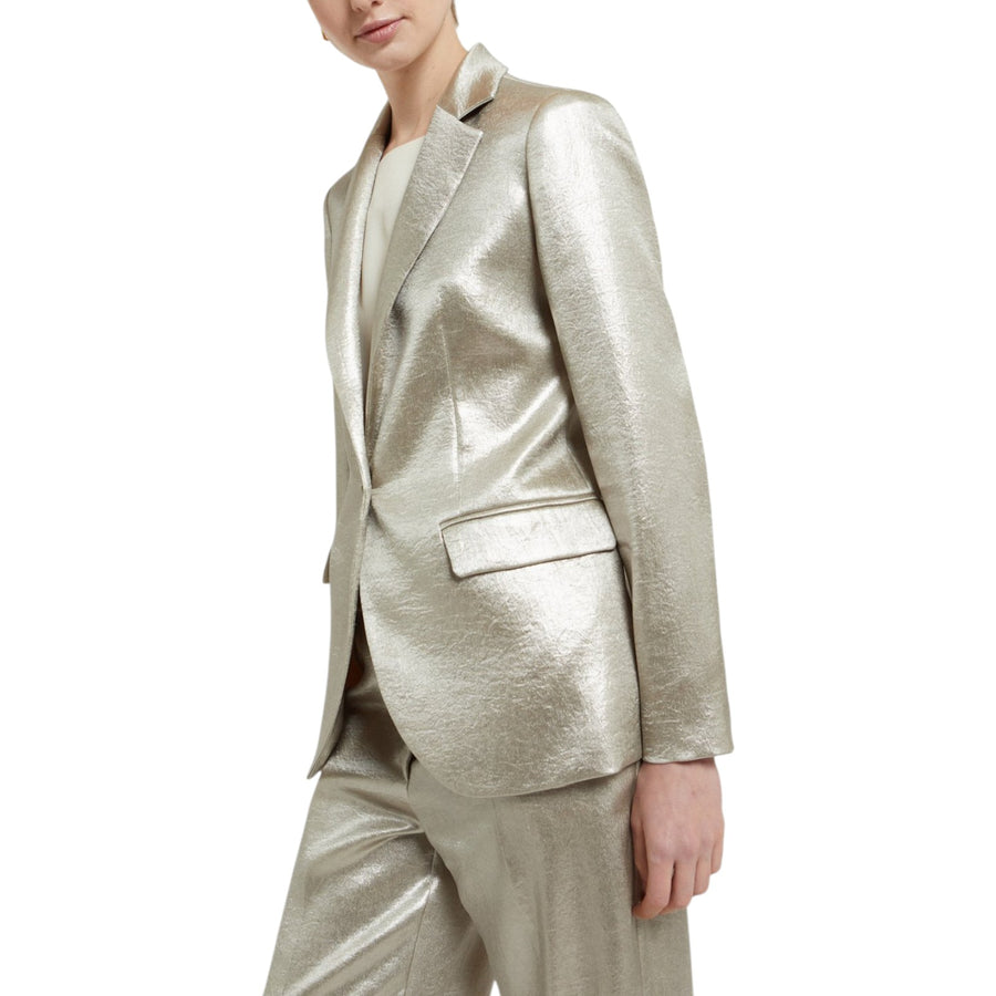 Giacca donna con effetto lucente