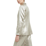 Giacca donna con effetto lucente