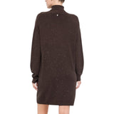 Abito donna in maglia con micro paillettes