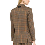 Giacca donna oversize a quadretti