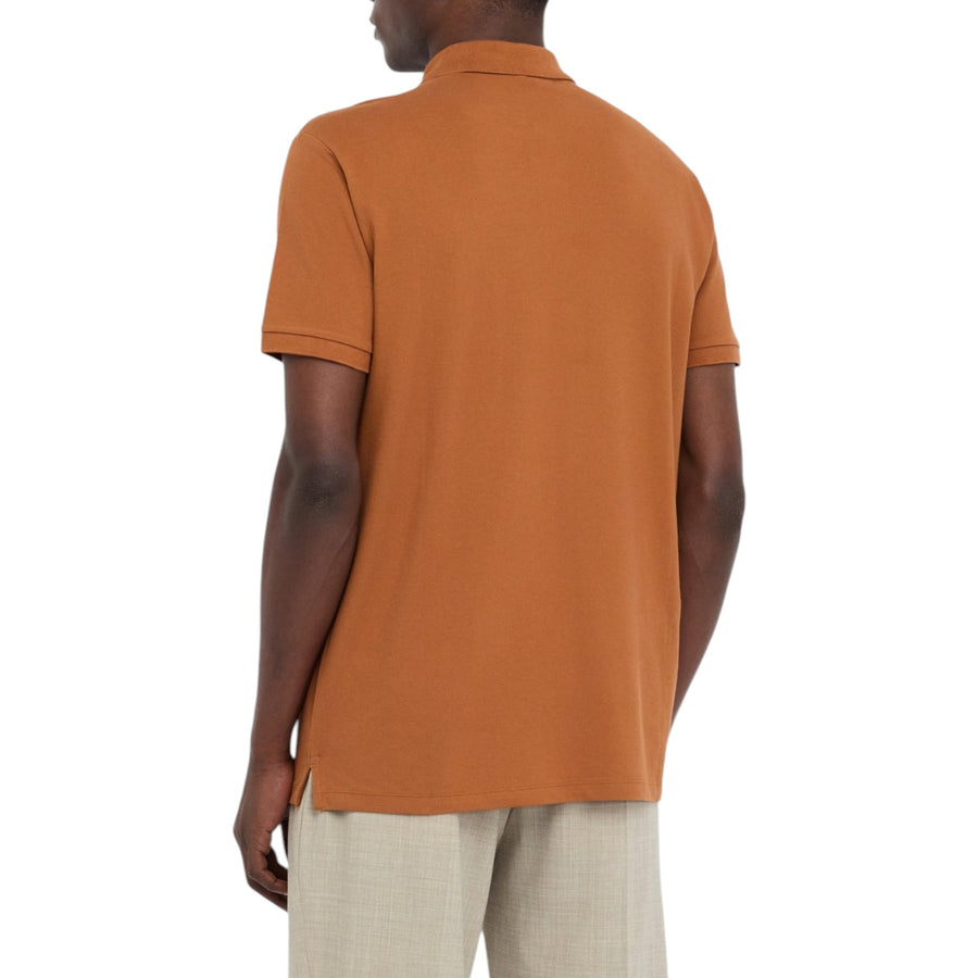 Polo uomo in piquet di cotone