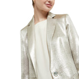 Giacca donna con effetto lucente
