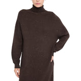 Abito donna in maglia con micro paillettes