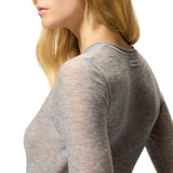 Maglia donna girocollo con paillettes