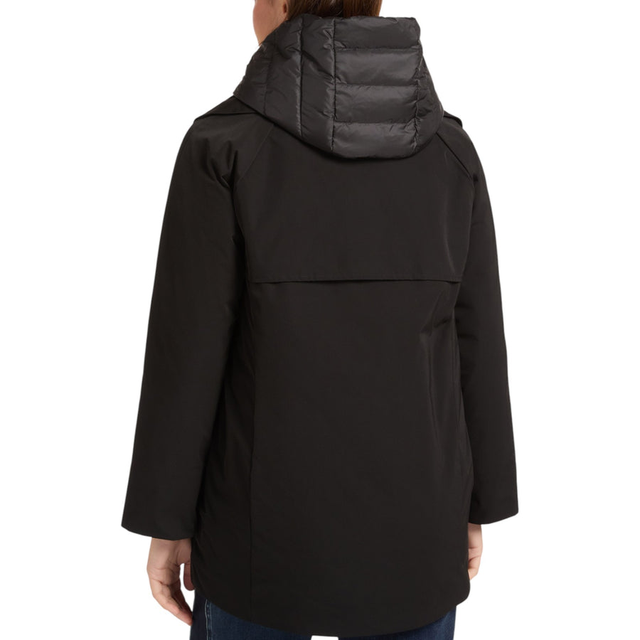 Piumino donna layering