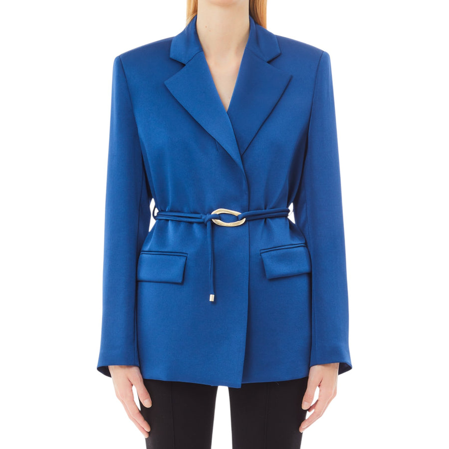 Blazer donna con revers a lancia