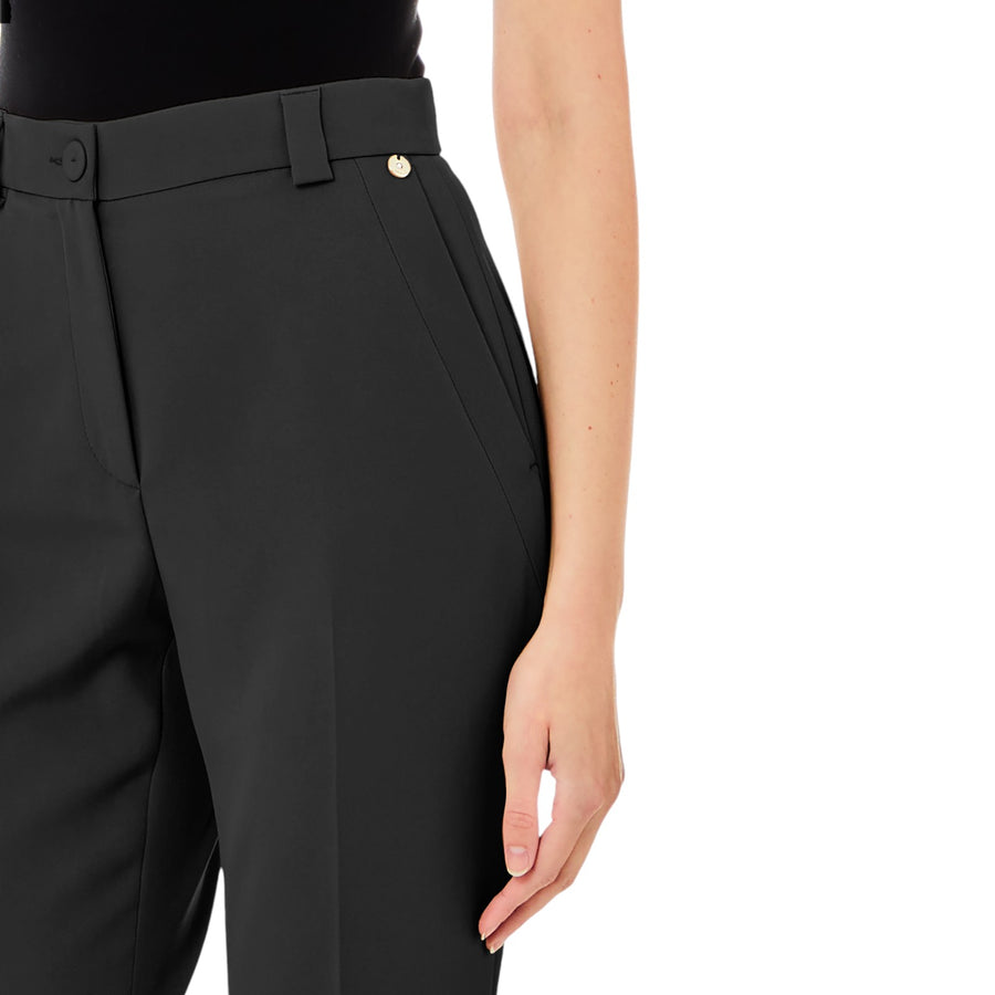 Pantaloni donna flare stretch