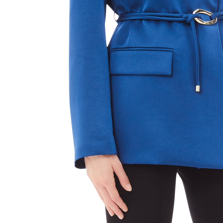 Blazer donna con revers a lancia