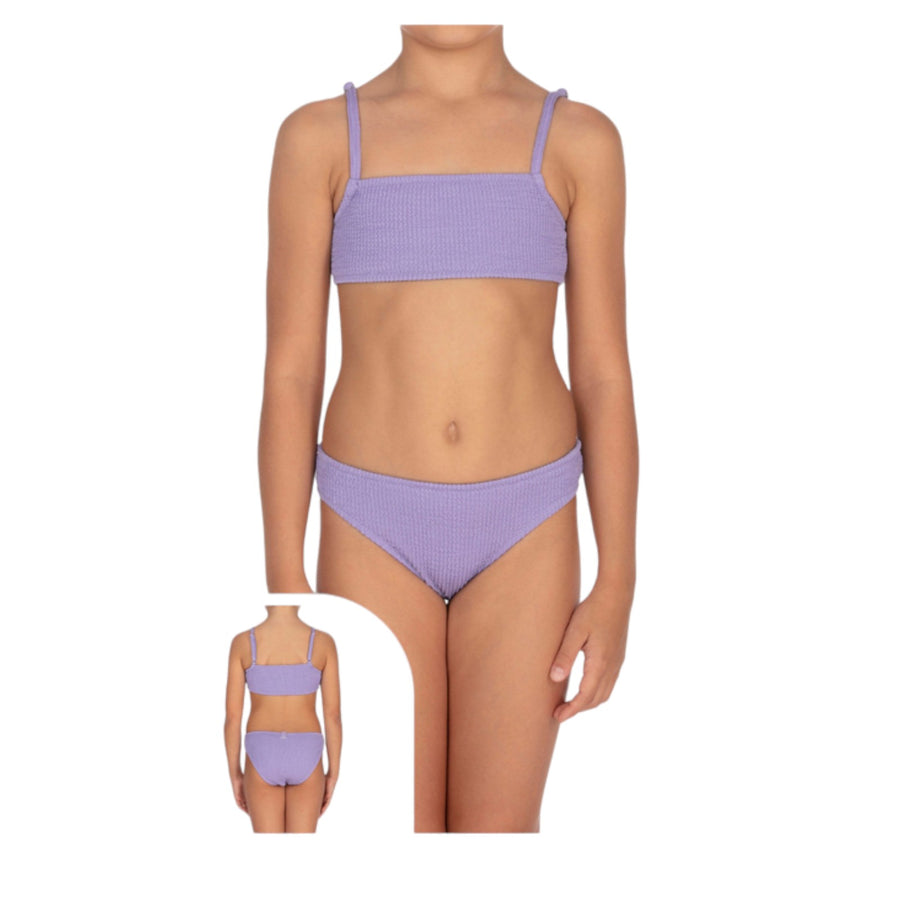 Bikini top con slip fisso bimba