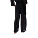 Pantaloni donna cargo in mesh