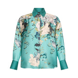 Camicia donna in twill stampato