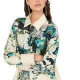 Camicia donna in twill stampato