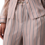 Pantaloni donna palazzo a righe