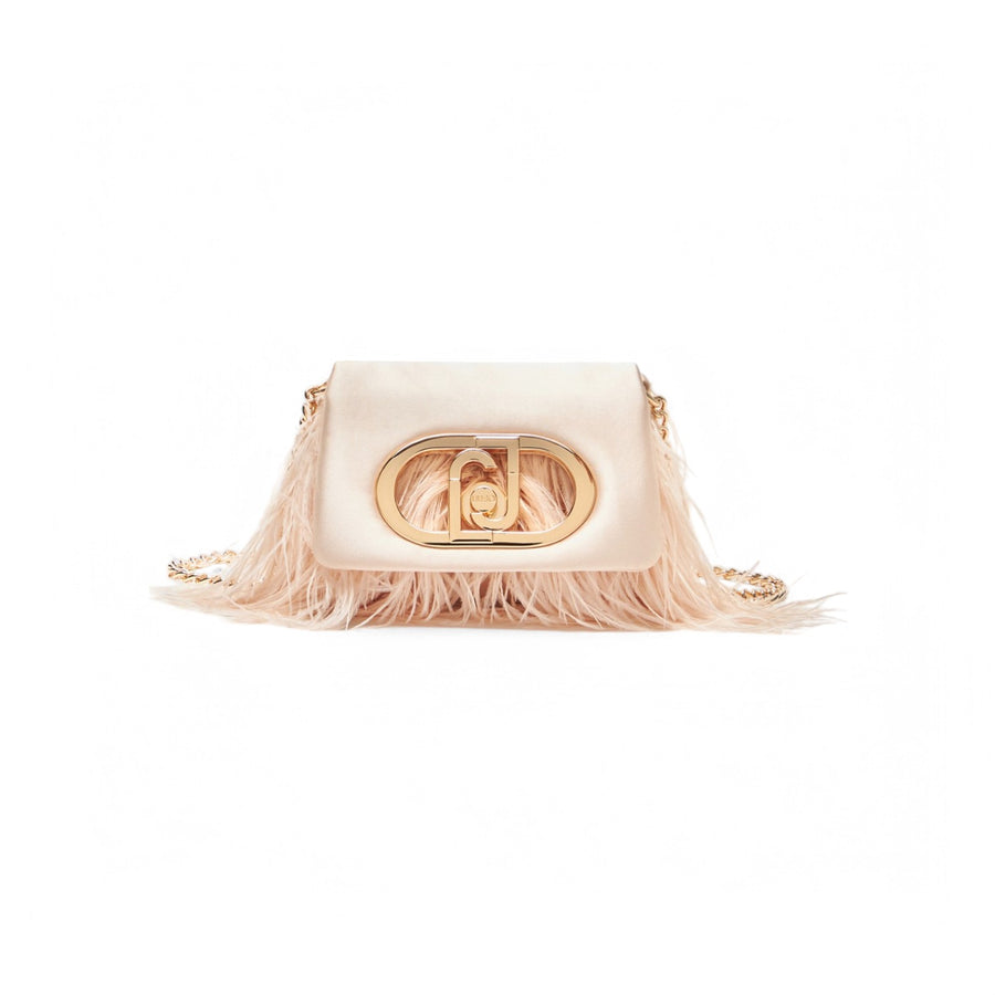 Mini borsa donna LaPuffy con piume