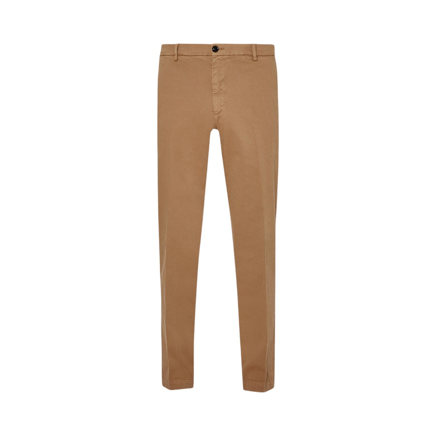 Pantaloni chino marroni uomo