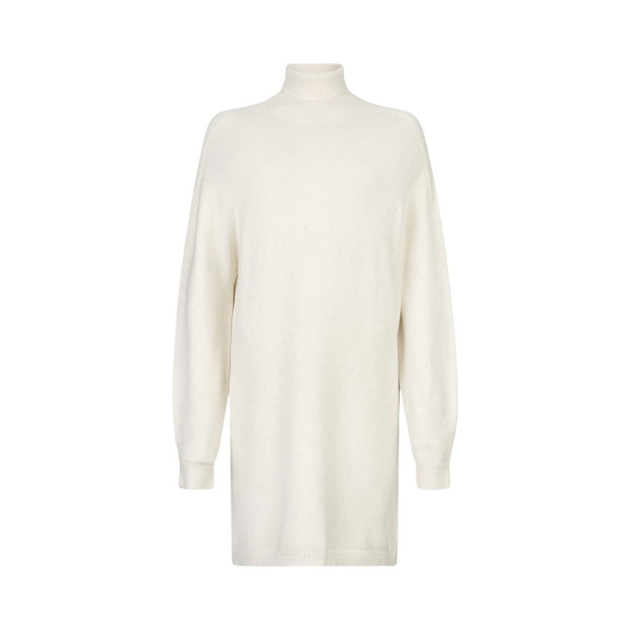 Abito donna in maglia con micro paillettes