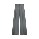 Pantaloni donna palazzo con cintura