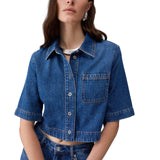 Camicia donna in denim