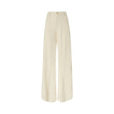 Pantalone donna wide leg in lino