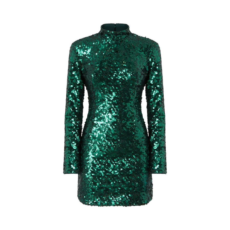 Abito donna corto con paillettes