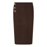 Longuette donna in camoscio