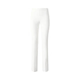 Pantalone donna elegante in tessuto diagonale