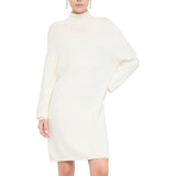 Abito donna in maglia con micro paillettes