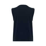 Top donna in jersey con pizzo