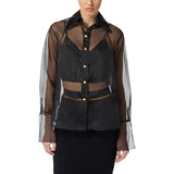 Camicia donna in organza