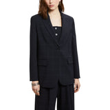 Giacca donna patchwork check