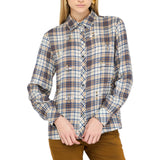 Camicia donna a quadri con strass