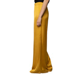 Pantaloni donna di raso con elastico