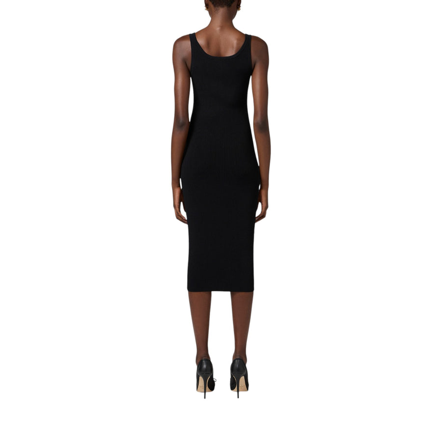 Abito donna in maglia con tulle