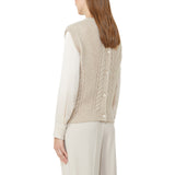Gilet donna in alpaca e lurex