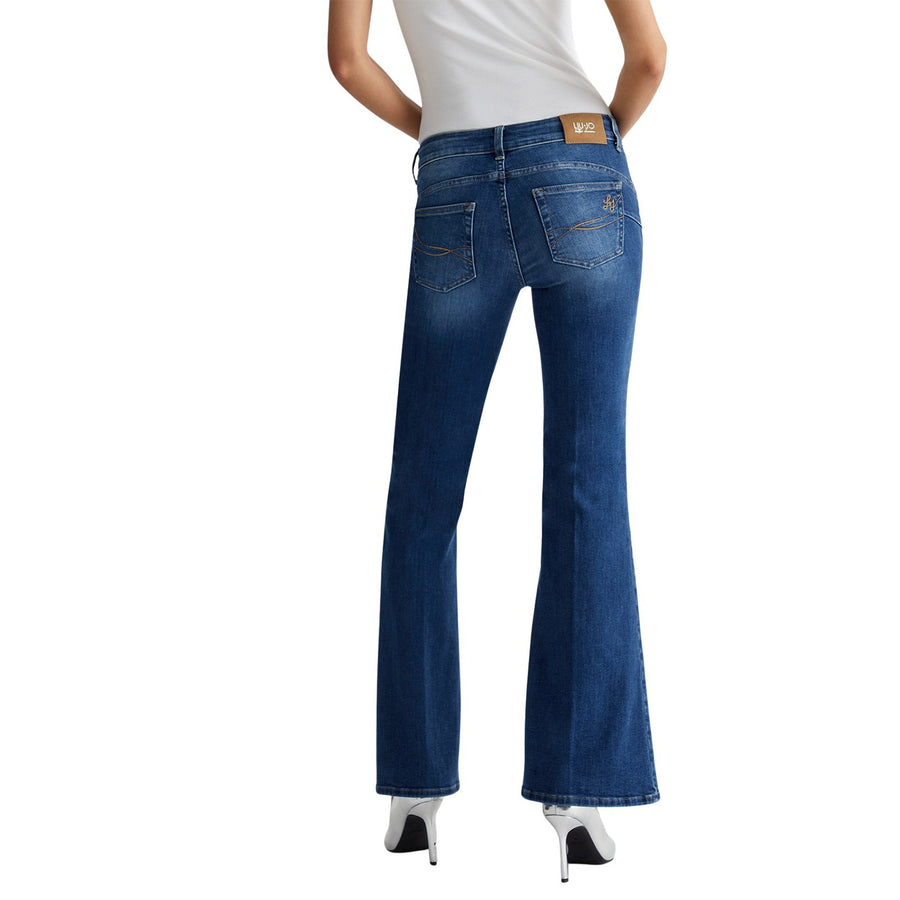 Jeans donna flare stretch