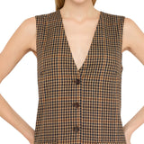 Vestito donna corto a quadretti