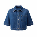 Camicia donna in denim