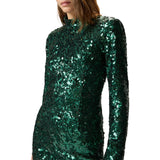 Abito donna corto con paillettes