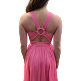 Abito donna corto in chiffon