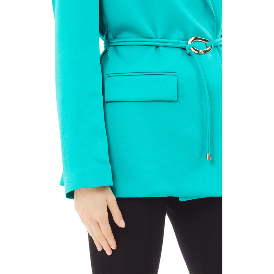 Blazer donna con revers a lancia